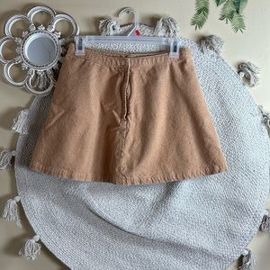 Tan corduroy forever 21 skirt